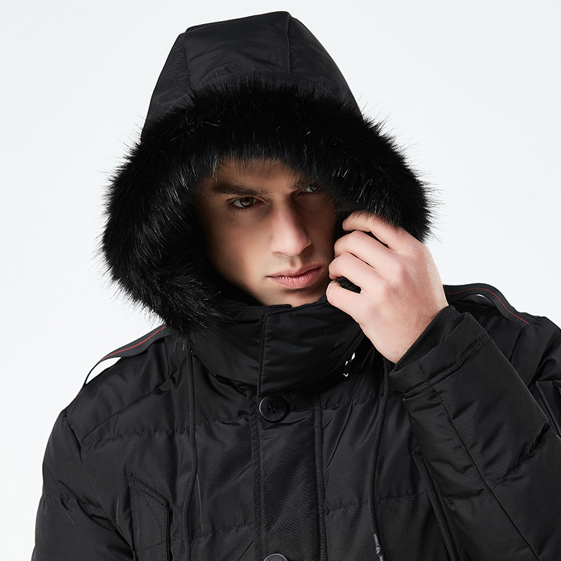 2019 Winter New Style European And American-Style Slim Fit Mid-length Thick Cotton-padded Clothes Men's Cotton-padded Clothes, Black
2019 Winter New Style European And American-Style Slim Fit Mid-length Thick Cotton-padded Clothes Men's Cotton-padded Clothes, Black