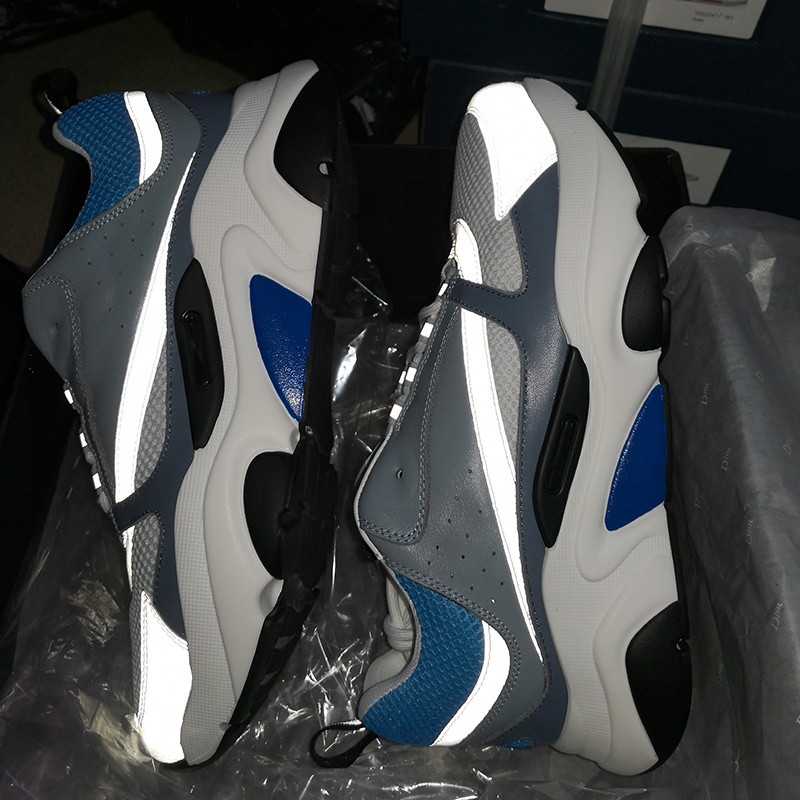 New B22 Sneaker Men Reflective Sneakers Platform Shoes Canvas Calfskin Trainers Top Quality Blue Women Fashion Casual shoes Size 35-46, Black
New B22 Sneaker Men Reflective Sneakers Platform Shoes Canvas Calfskin Trainers Top Quality Blue Women Fashion Casual shoes Size 35-46, Black