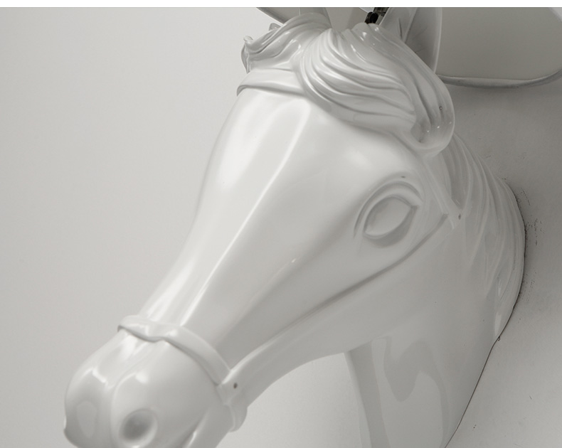 Hot LED Wall Lamps Horse Head Lights Lamp Light Indoor Lighting For KTV Hotel Bedroom Creativity