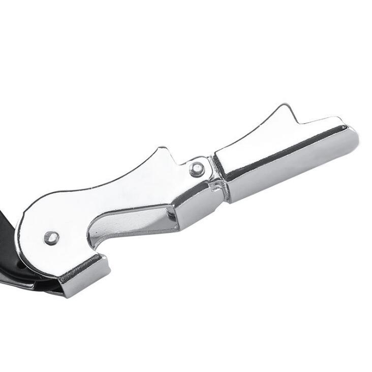 100pcs/lot Wine Corkscrew Opener Stainless Steel Bottle Opener Wine Corkscrew Tool Easy Use Wholesale LX1484