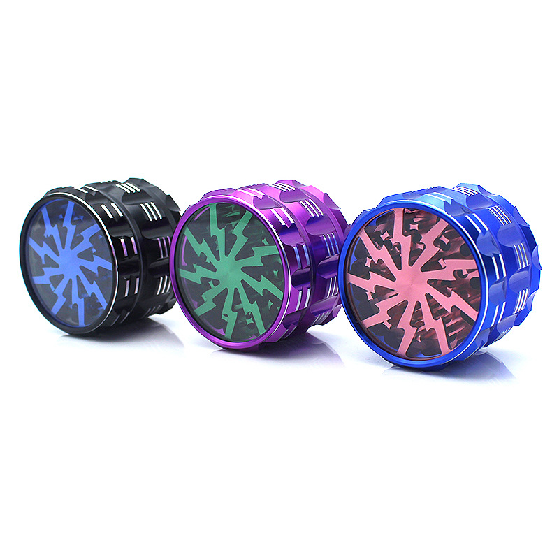 Smoking Accessories 2.5 inch 63*46mm Large Dry Herb Grinders Hard Top Sharp Metal Grinder 4 Layers Aluminium Alloy Cigarette Crusher
Smoking Accessories 2.5 inch 63*46mm Large Dry Herb Grinders Hard Top Sharp Metal Grinder 4 Layers Aluminium Alloy Cigarette Crusher