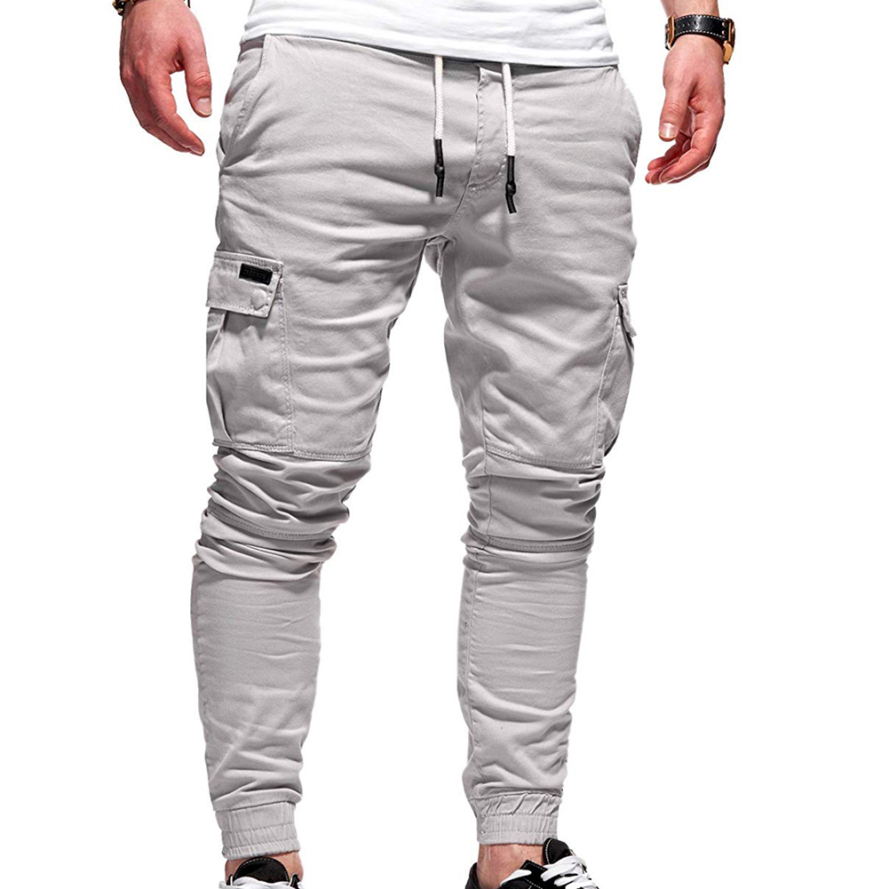 Mens Joggers Pants Black Trousers Sweat Pants Streetwear Dance Sports Sweatpants Casual Drawstring Hip Hop Mens Cloth - view 5