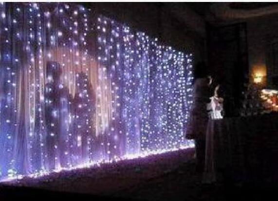 Wedding background light curtain lamp Christmas festival lamp 8MX2M/ 6MX2M 512/478LED Decorative lights