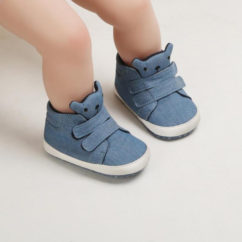 2 Years Baby Boys Girls Cotton Cloth Anti-slip Soft Soled Toddler First Walker, Ql