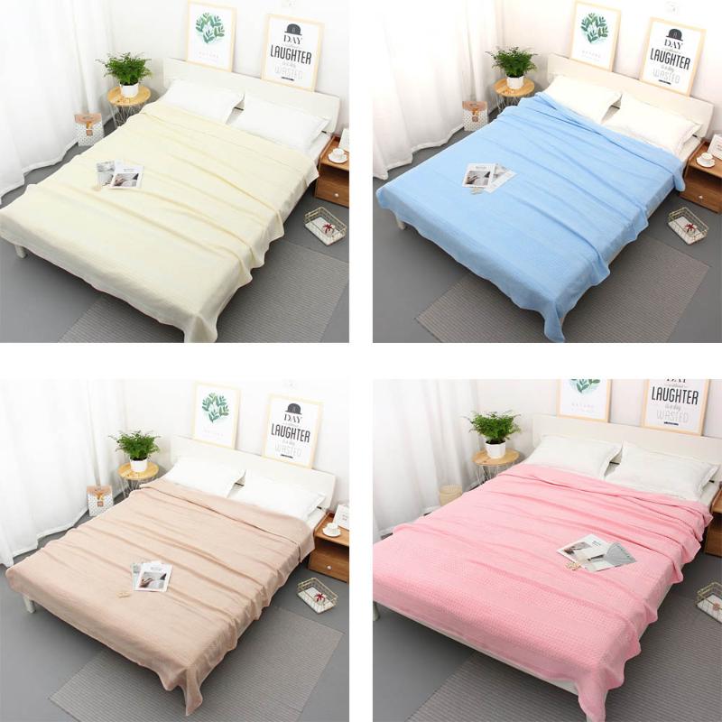 Summer Cotton Blanket Solid Pink Blue Towel Quilt Bed Cover Bedspread for Queen King Bed Throw Blankets for School Sofa Home
Summer Cotton Blanket Solid Pink Blue Towel Quilt Bed Cover Bedspread for Queen King Bed Throw Blankets for School Sofa Home