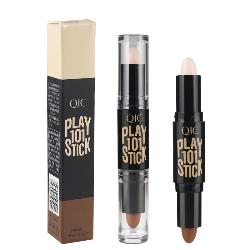 New QIC Double-ended Contour Stick Makeup Creamy Highlighter Bronzer Stick illuminante maquiagem Face Beauty makeup Cosmetic, As picture show
New QIC Double-ended Contour Stick Makeup Creamy Highlighter Bronzer Stick illuminante maquiagem Face Beauty makeup Cosmetic, As picture show