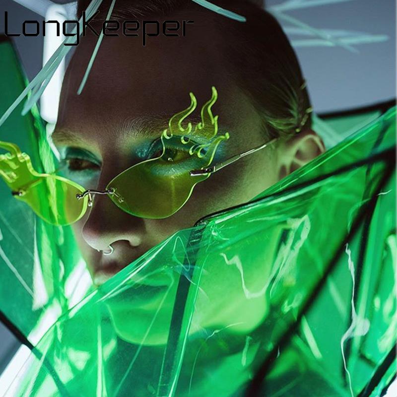 Sunglasses 2021 Fashion Fire Flame Women Men Rimless Cat Eye Sun Glasses Ladies Designer Hip Hop Eyewear
Sunglasses 2021 Fashion Fire Flame Women Men Rimless Cat Eye Sun Glasses Ladies Designer Hip Hop Eyewear