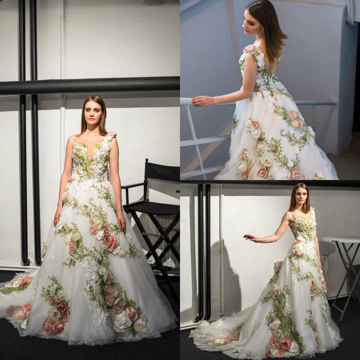 2020 Rainbow Wedding Dresses V Neck Hand Made Flowers Backless A Line Bohemian Wedding Dress Boho Plus Size Country Bridal Gowns, Light sky blue
2020 Rainbow Wedding Dresses V Neck Hand Made Flowers Backless A Line Bohemian Wedding Dress Boho Plus Size Country Bridal Gowns, Light sky blue