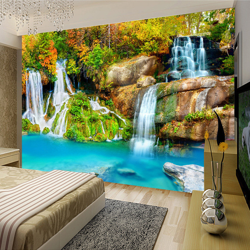 Drop Shipping Nature Landscape Custom 3D Wall Mural Wallpaper Small Creek Waterfall Backdrop Photo Wallpaper For Bedroom Walls, As pic
Drop Shipping Nature Landscape Custom 3D Wall Mural Wallpaper Small Creek Waterfall Backdrop Photo Wallpaper For Bedroom Walls, As pic