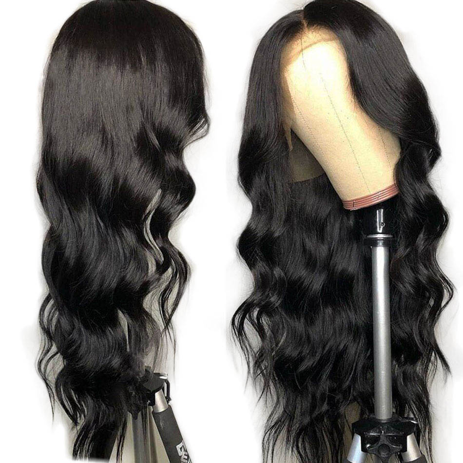 Brazilian Body Wave Wigs Pre Plucked Full Lace Frontal Wig Remy Hair Wig 180 13x4 Lace Frontal Human Hair Wig Black Women AA95