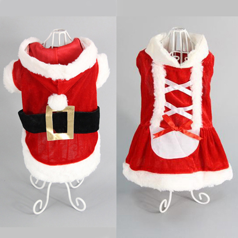 Dog Apparel Christmas Clothe Winter Warm Santa Pet Jacket Coat Puppy Clothing For Small Medium Dogs Supplies Outfit Costume XXS-L
Dog Apparel Christmas Clothe Winter Warm Santa Pet Jacket Coat Puppy Clothing For Small Medium Dogs Supplies Outfit Costume XXS-L