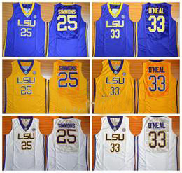 NCAA University Basketball LSU Tigers Jerseys Shaquille 33 ONeal O Neal Ben 25 Simmons Jersey Men College Yellow Team Purple Away White, Black;red
NCAA University Basketball LSU Tigers Jerseys Shaquille 33 ONeal O Neal Ben 25 Simmons Jersey Men College Yellow Team Purple Away White, Black;red