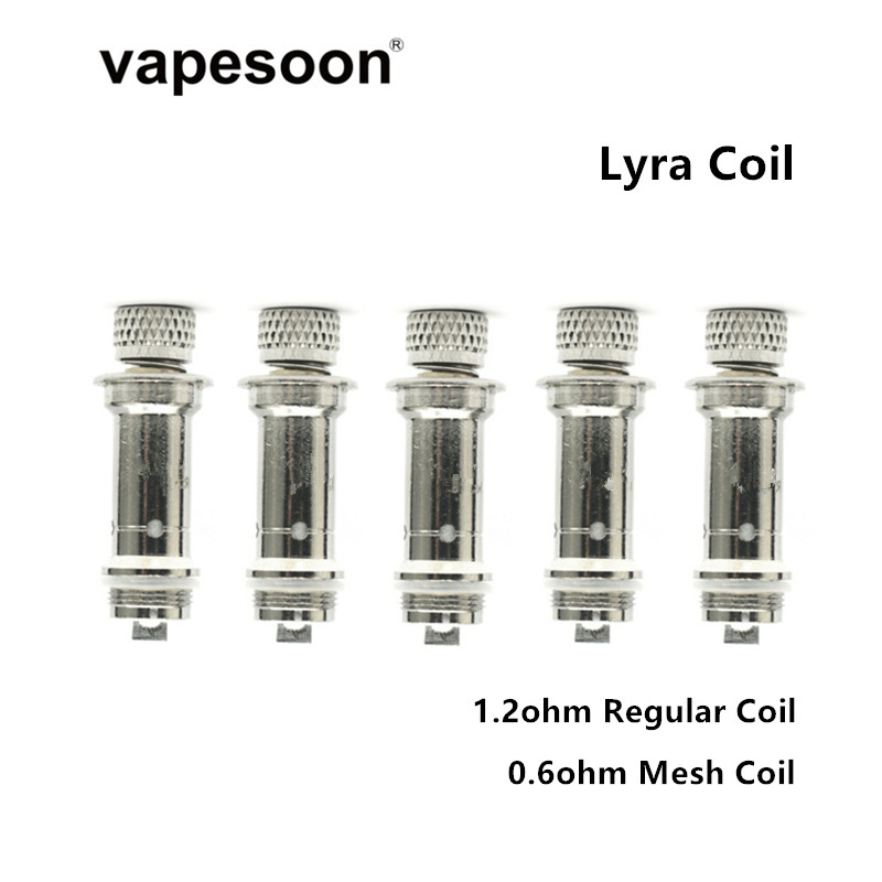 Lyra Coil 1.2ohm Regular / 0.6ohm Mesh Coil Head for e-Cigarette Lost Vape Lyra Kit Vape Pod Cartridge
Lyra Coil 1.2ohm Regular / 0.6ohm Mesh Coil Head for e-Cigarette Lost Vape Lyra Kit Vape Pod Cartridge