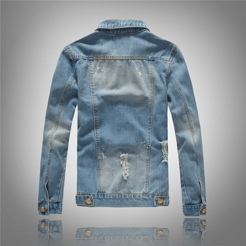 MJARTORIA Cotton Solid Denim Jacket Mens 2019 Spring Autumn Casual Slim Fit Bomber Men Jean Jackets Mens Outwear Male Cowboy Y191104
