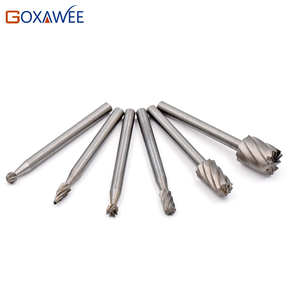 6pcs Dremel Rotary Tools HSS Wood Milling Burrs Cutter Set DREMEL accessories MultiPro Drill's Special seat Rotary Burrs Set
6pcs Dremel Rotary Tools HSS Wood Milling Burrs Cutter Set DREMEL accessories MultiPro Drill's Special seat Rotary Burrs Set