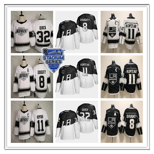 Men Los Angeles LA Kings 2020 Stadium Series Jerseys 11 Anze Kopitar 8 Drew Doughty 32 Jonathan Quick Alec Martinez Gretzky Black White, Men 11 white
Men Los Angeles LA Kings 2020 Stadium Series Jerseys 11 Anze Kopitar 8 Drew Doughty 32 Jonathan Quick Alec Martinez Gretzky Black White, Men 11 white