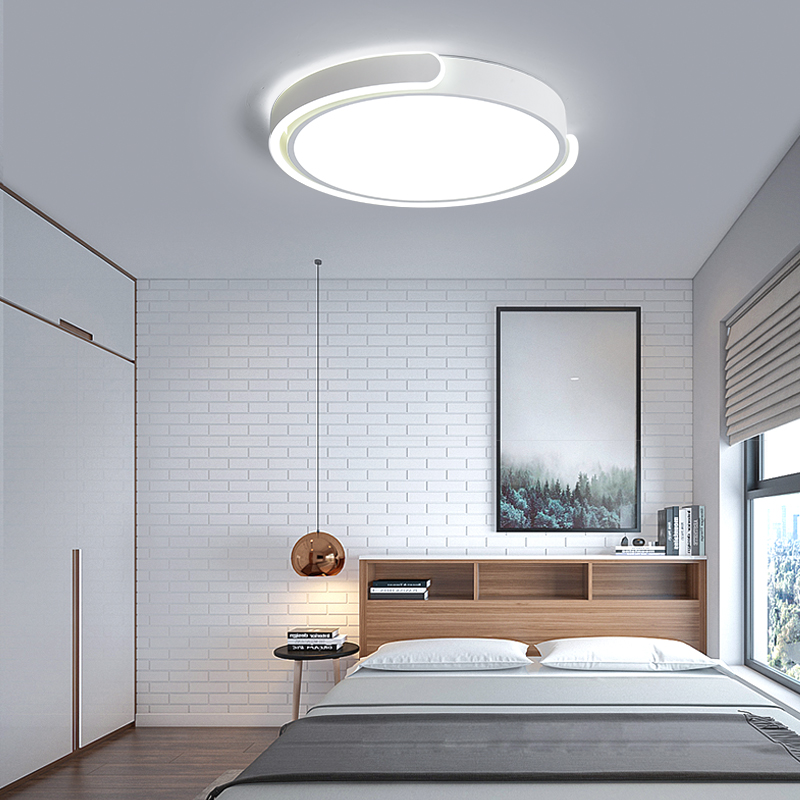 Ultra-thin round led Ceiling Lights living room modern minimalist atmosphere bedroom lamp balcony room lamps Study room fixtures