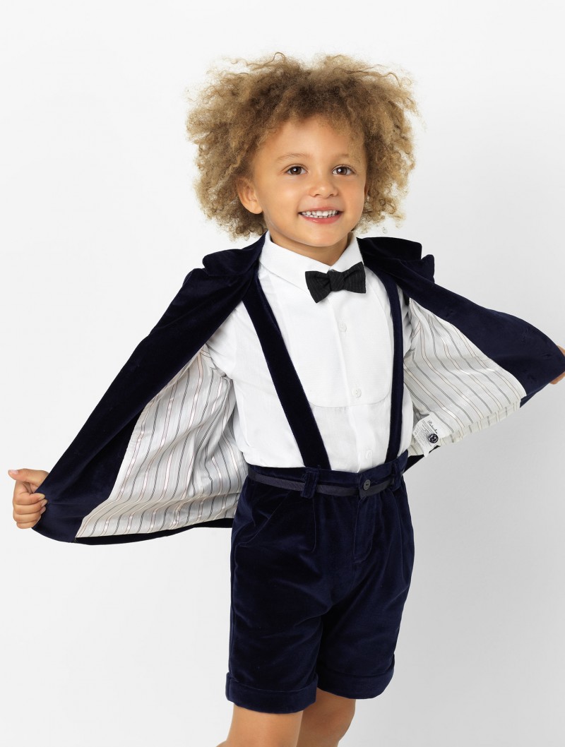 2020 Velvet Boys Wedding Suits 2 Piece Peaked Lapel Flower Boys Groom Tuxedos Kids Formal Wear Clothing