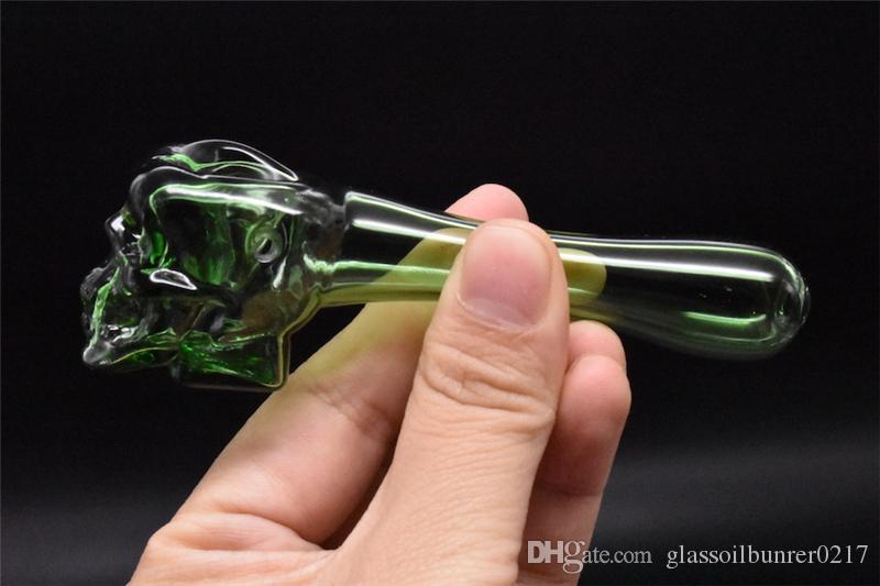 10pcs Heavy skull Glass Spoon Pipes glass pipe for smoking Hand Dry Herb pipe 10cm Skull Head oil burner spoon pipe
10pcs Heavy skull Glass Spoon Pipes glass pipe for smoking Hand Dry Herb pipe 10cm Skull Head oil burner spoon pipe