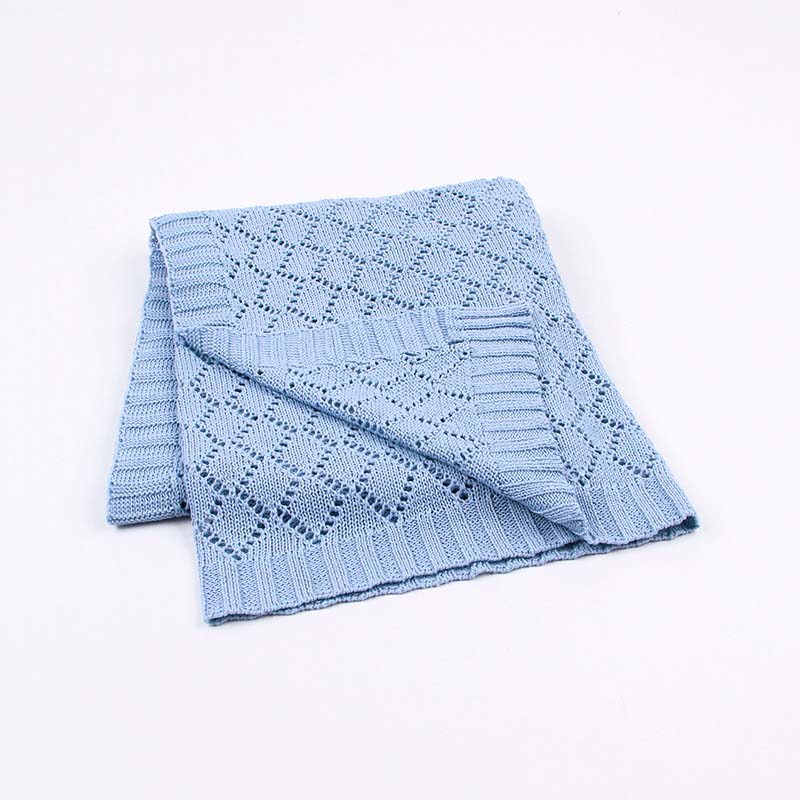 New Baby Blanket Solid Color Knit Blanket Polyester Soft Comfortable Hollow Design Baby
New Baby Blanket Solid Color Knit Blanket Polyester Soft Comfortable Hollow Design Baby