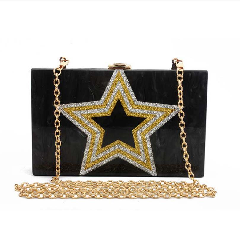 New Female Black Pearlescent Acrylic Evening Bags Vintage Women Messenger Bags Gold Sequins Bling Clutches Party Handbags
New Female Black Pearlescent Acrylic Evening Bags Vintage Women Messenger Bags Gold Sequins Bling Clutches Party Handbags