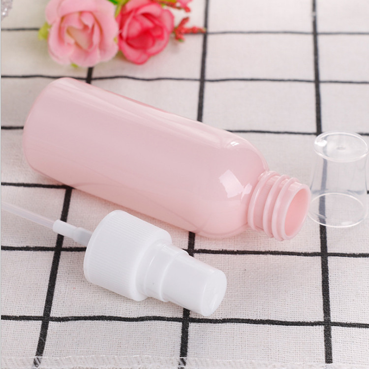 wholesale 50ml Sanitizer Spray Bottle Empty Hand Wash bottles Emulsion PET Plastic Mist Sprayer Pump Containers for Alcohol