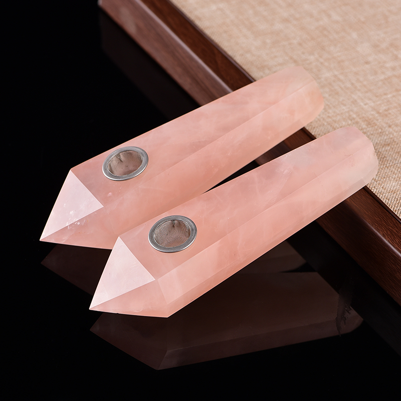 Natural Quartz Crystal pipes Rose Quartz Smoking Pipe Point obelisk Healing Wand Gentle Men Brand Quartz Crystal Smoking Pip
Natural Quartz Crystal pipes Rose Quartz Smoking Pipe Point obelisk Healing Wand Gentle Men Brand Quartz Crystal Smoking Pip