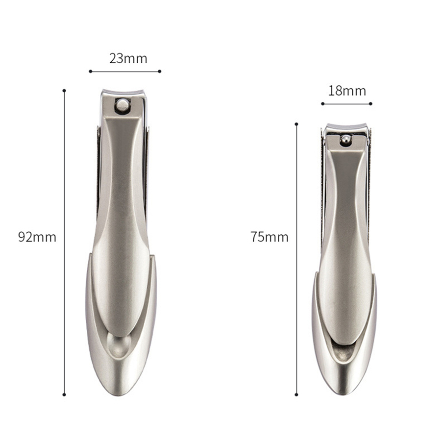 No Splash Fingernail Toenail Clippers Stainless Steel Anti-splash Manicure Nail Trimmer Cutter Good Gift for Women and Men JK1912
No Splash Fingernail Toenail Clippers Stainless Steel Anti-splash Manicure Nail Trimmer Cutter Good Gift for Women and Men JK1912
