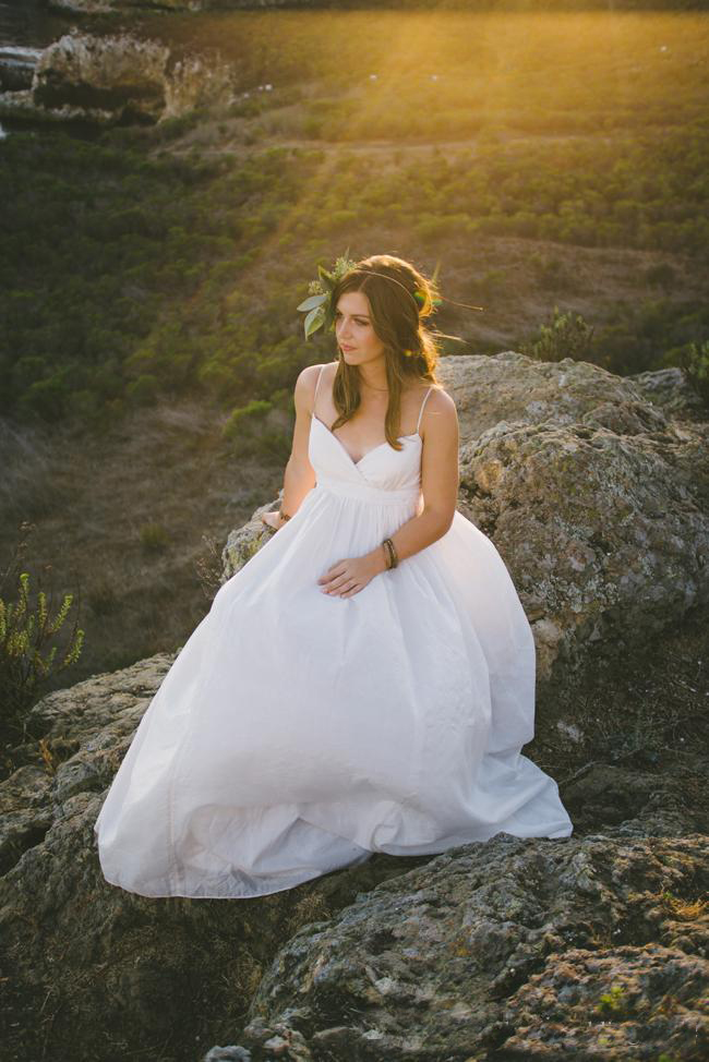 2019 Bohemain Country A Line Beach Wedding Dresses Sexy Spaghetti Straps Taffeta Cheap Empire Ivory Maternity Skirt Bridal Gowns