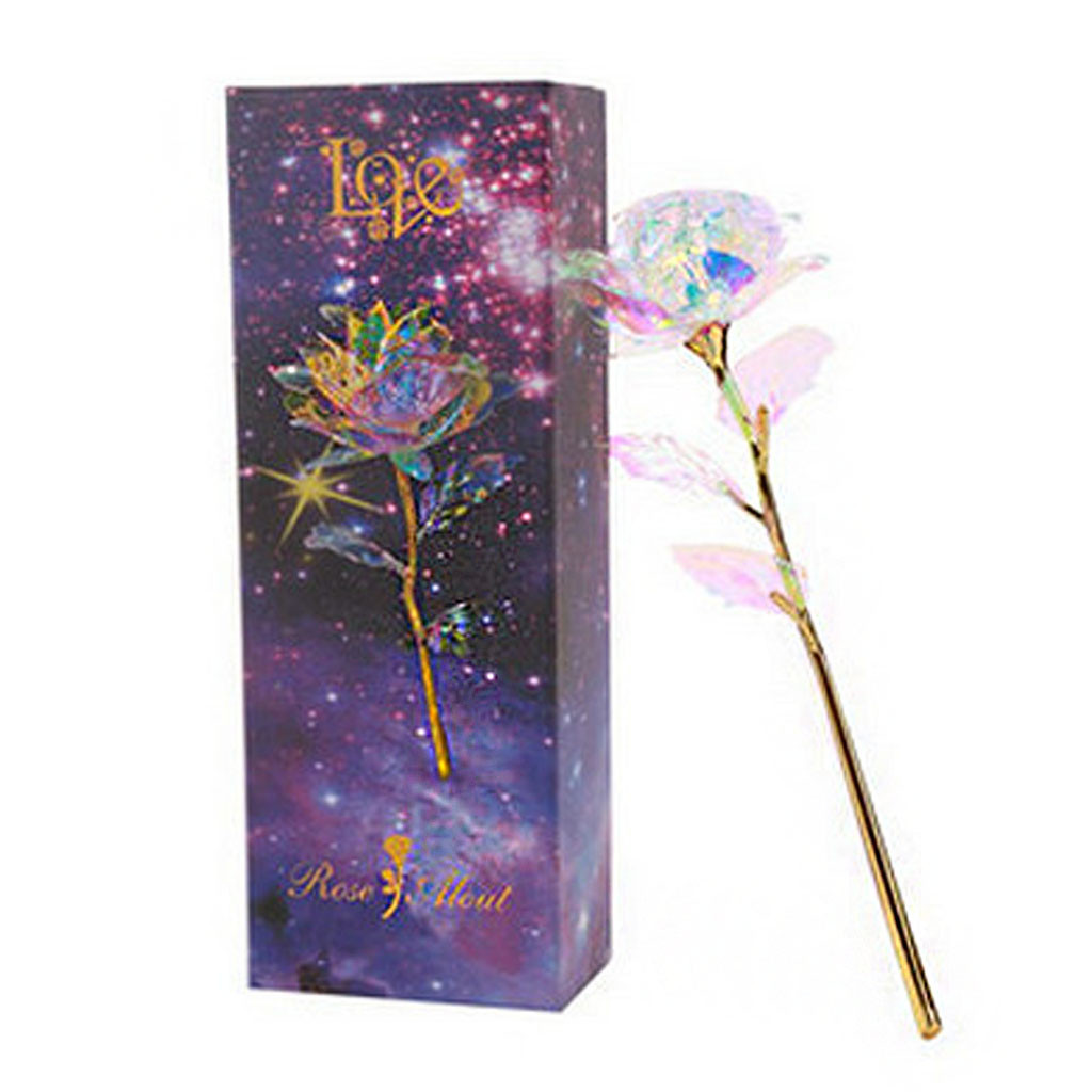 24K Foil Plated Rose Glow Gold Rose Valentine's Day Gift Wedding Decoration Lover Artificial Flower For Drop Shipping #R10
24K Foil Plated Rose Glow Gold Rose Valentine's Day Gift Wedding Decoration Lover Artificial Flower For Drop Shipping #R10