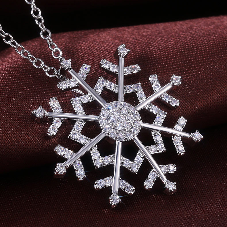 2020 Trendy Crystal Snowflake Shape 925 Sterling Silver Pendant Necklaces Zircon Link Chain Necklace for Women Choker
2020 Trendy Crystal Snowflake Shape 925 Sterling Silver Pendant Necklaces Zircon Link Chain Necklace for Women Choker