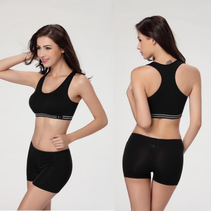Women Sport Bra Cropped Padded Bras Female Crop Tops Commfortable Seamless Padded Cotton Stretch Vest Tanks Plus Size 5 Colors, White
Women Sport Bra Cropped Padded Bras Female Crop Tops Commfortable Seamless Padded Cotton Stretch Vest Tanks Plus Size 5 Colors, White