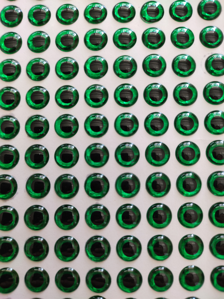 4mm 5mm 6mm 7mm 8mm Fishing Lure Eyes Green Round Pupil 3D soft Holographic Lure Eyes For Crankbaits Fly Tying Jigs Crafts
4mm 5mm 6mm 7mm 8mm Fishing Lure Eyes Green Round Pupil 3D soft Holographic Lure Eyes For Crankbaits Fly Tying Jigs Crafts