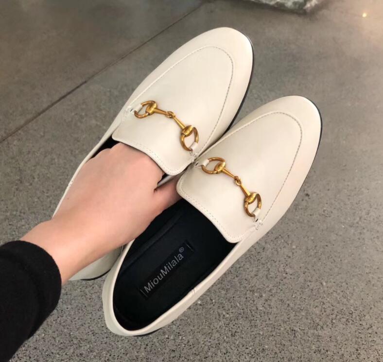 Hot Sale-2019 New Summer Women Baotou Slippers Horsebit Flat Sandals Fashion heelless 329, Black
Hot Sale-2019 New Summer Women Baotou Slippers Horsebit Flat Sandals Fashion heelless 329, Black