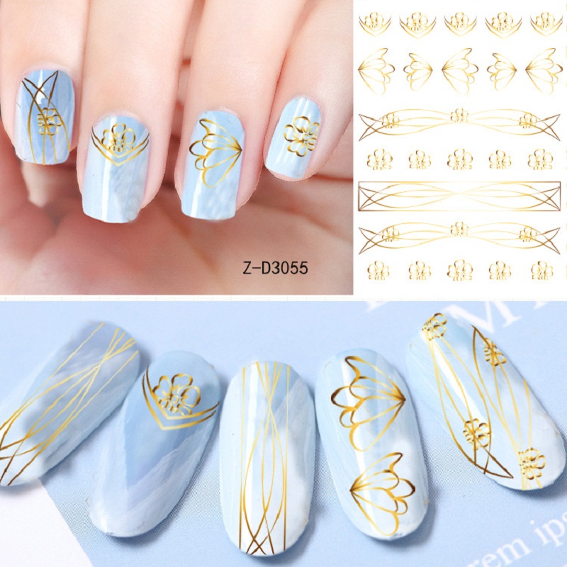 Japanese 3D Brand nail sticker can bend laser gold and silver line black and white lines curved nail decals jewelry, Sticker 2
Japanese 3D Brand nail sticker can bend laser gold and silver line black and white lines curved nail decals jewelry, Sticker 2
