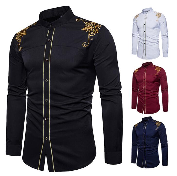 Men's Embroidery Pattern Long Sleeve Shirts Retro Design Thin Casual Men Shirt Fashion Clothing Designer Luxury Medusa Black White Shirts 03, White;black
Men's Embroidery Pattern Long Sleeve Shirts Retro Design Thin Casual Men Shirt Fashion Clothing Designer Luxury Medusa Black White Shirts 03, White;black