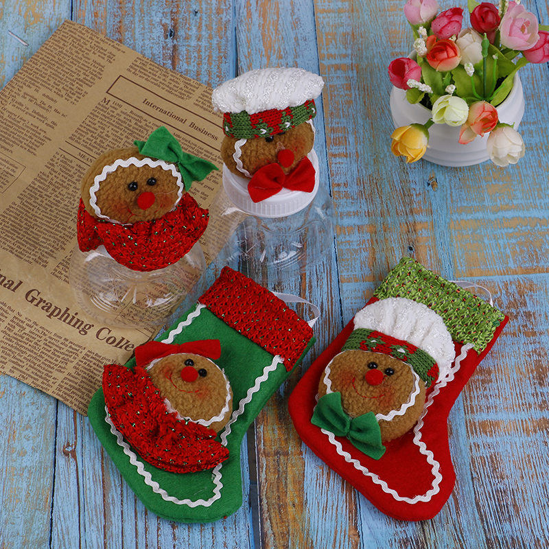 1pcs New Cute Christmas Candy Storage Box Jar Bottle Gingerbread Man Xmas Home Decoration Stockings Gift Holders
1pcs New Cute Christmas Candy Storage Box Jar Bottle Gingerbread Man Xmas Home Decoration Stockings Gift Holders