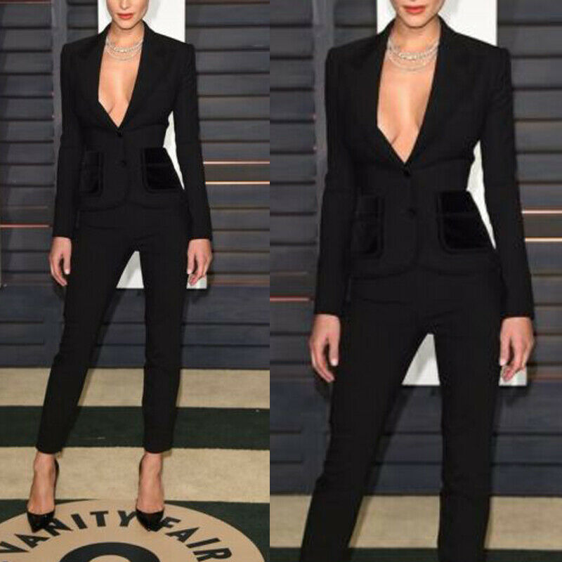 Black Women Ladies Fashion Office Business Tuxedos Work Wear Suits Custom Made Mother Of The Bride Pant Suits, Black;red
Black Women Ladies Fashion Office Business Tuxedos Work Wear Suits Custom Made Mother Of The Bride Pant Suits, Black;red