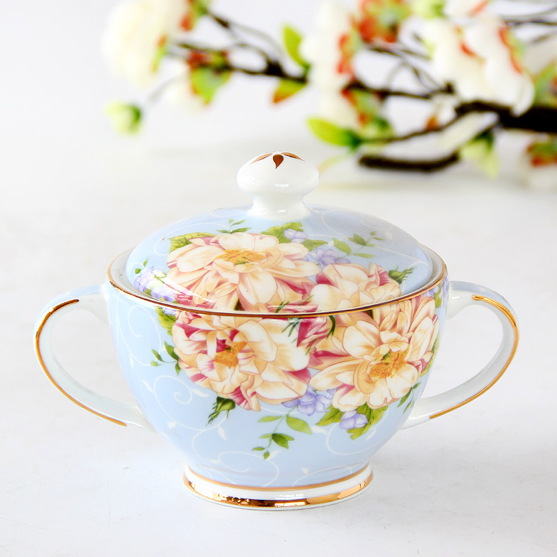 Europe Style Bone China Coffee Set Accessory Sugar Bowl Coffee Canister Storage Caddy Kitchen Seasoning Box
Europe Style Bone China Coffee Set Accessory Sugar Bowl Coffee Canister Storage Caddy Kitchen Seasoning Box