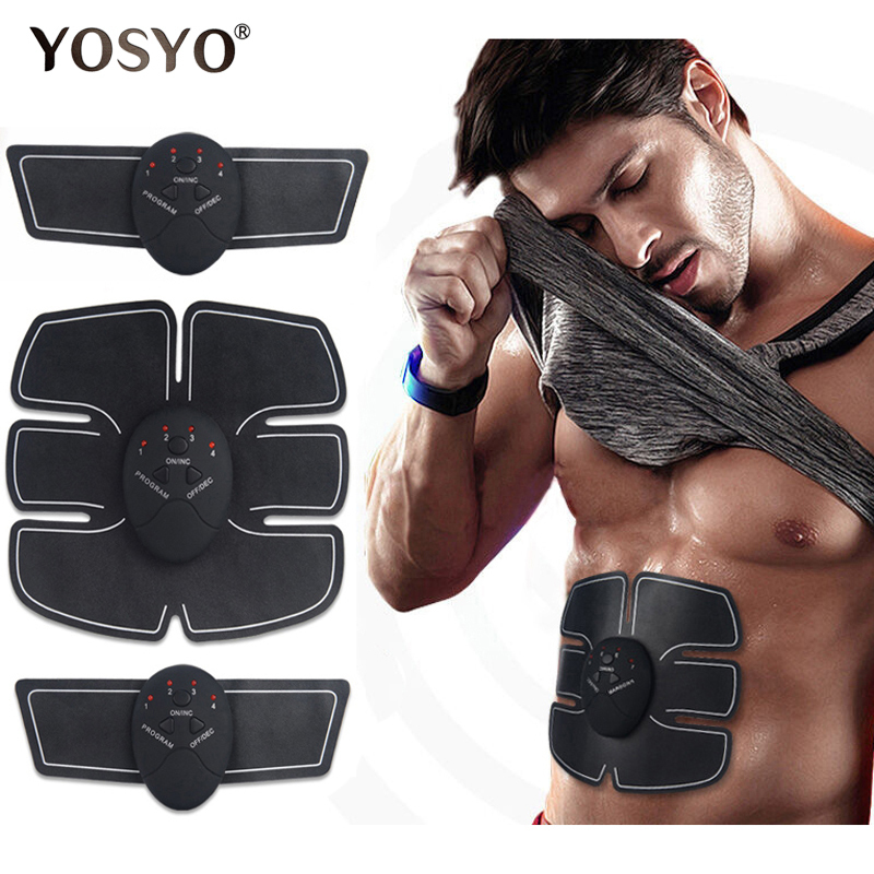 EMS Wireless Muscle Stimulator Trainer Smart Fitness Abdominal Training Electric Weight Loss Stickers Body Slimming Belt Unisex C18122801