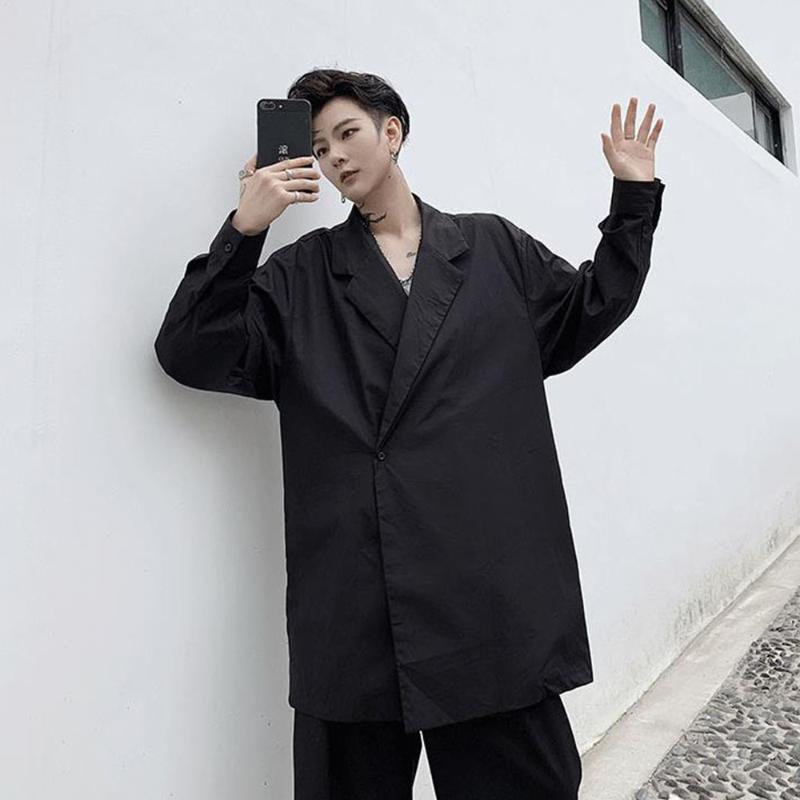 2020 Spring New Men Oversize Loose Casual Long Sleeve Shirts Male Japan Suit Style Shirt Jacket Outerwear, Black
2020 Spring New Men Oversize Loose Casual Long Sleeve Shirts Male Japan Suit Style Shirt Jacket Outerwear, Black