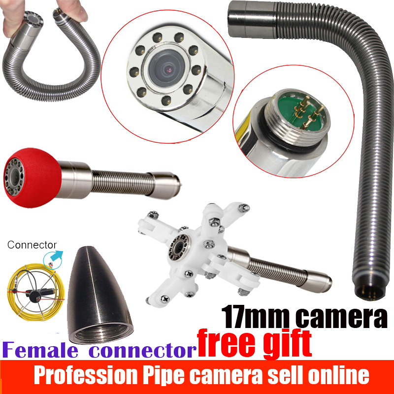 90 degree Waterproof Inspection Camera Replacement Camera Head for Sewer Drain Pipe Wall Inspection Camera 17mm with 9 led
90 degree Waterproof Inspection Camera Replacement Camera Head for Sewer Drain Pipe Wall Inspection Camera 17mm with 9 led