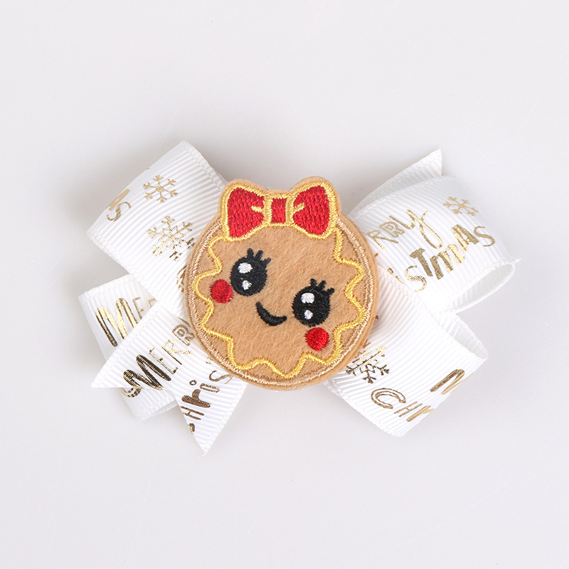 11 Styles Christmas Hair Accessory Baby Girl Sequin Hair Clips Elk Santa Claus Socks Barrettes Hairpin Hair Xmas Accessories M2785
