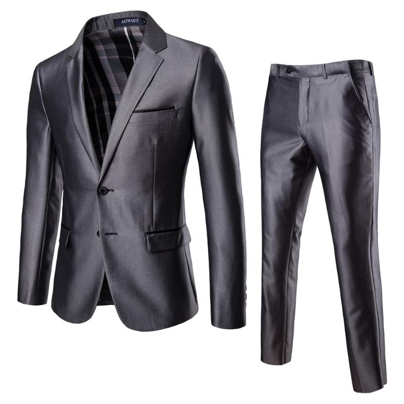 Men Suit 2pc Business Party Classic Tuxedo Formal Wedding Groom Dress Set Dinner Banquet Gala Gentleman Suit (Blazer+Pants, Dark grey
Men Suit 2pc Business Party Classic Tuxedo Formal Wedding Groom Dress Set Dinner Banquet Gala Gentleman Suit (Blazer+Pants, Dark grey
