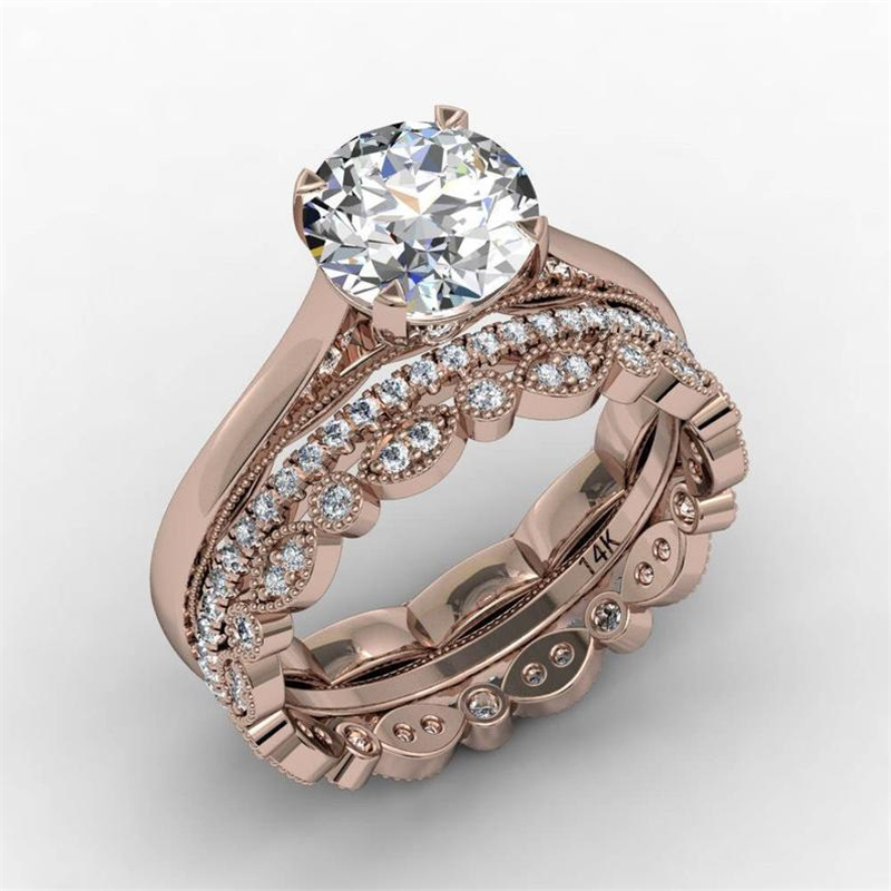 1.64ct Moissanite Diamond Wedding Ring Sets Natural Gemstone 14K Rose Gold Eternal Wedding Jewelry size 5-12
1.64ct Moissanite Diamond Wedding Ring Sets Natural Gemstone 14K Rose Gold Eternal Wedding Jewelry size 5-12