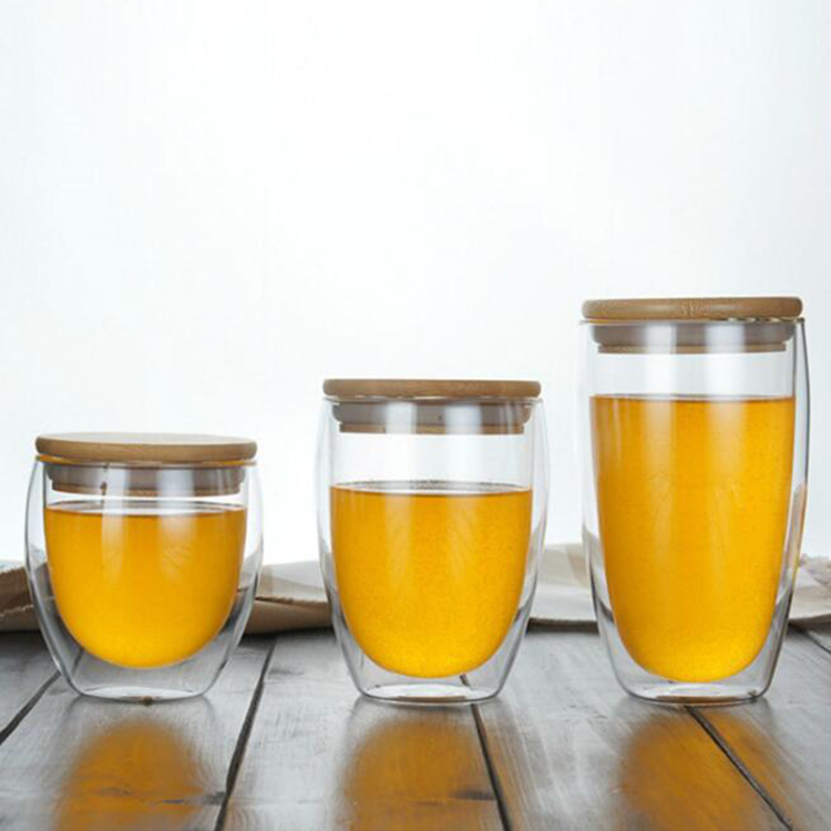 Wholesale Double Wall Glass Cup Reusable Glass Coffee Mugs Glass Mug With Bamboo Lid For Tea Drinking350ML, Clear
Wholesale Double Wall Glass Cup Reusable Glass Coffee Mugs Glass Mug With Bamboo Lid For Tea Drinking350ML, Clear