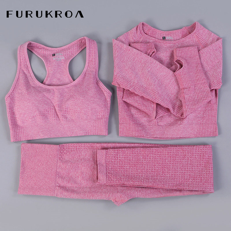 Women Seamless Yoga Set Fitness Sports Suits Gym Long Sleeve Crop Top Shirts Bra High Waist Running Leggings Workout Pants X268B, Light green short
Women Seamless Yoga Set Fitness Sports Suits Gym Long Sleeve Crop Top Shirts Bra High Waist Running Leggings Workout Pants X268B, Light green short