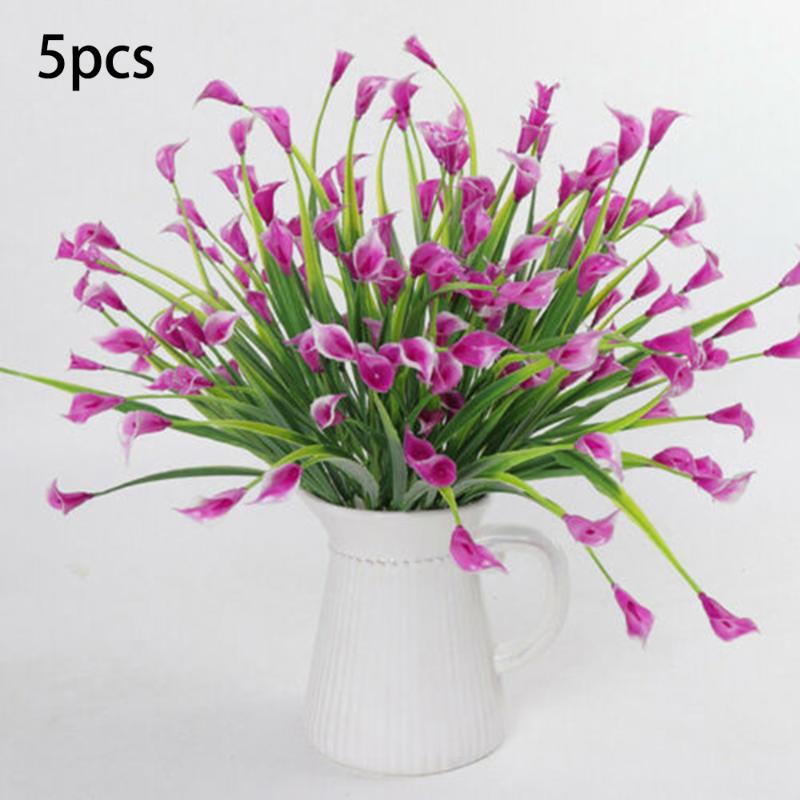 5PCS Artificial Calla Lily Fake Flowers False Plastic Outdoor Plants Garden Home Decor Natural, Purple
5PCS Artificial Calla Lily Fake Flowers False Plastic Outdoor Plants Garden Home Decor Natural, Purple