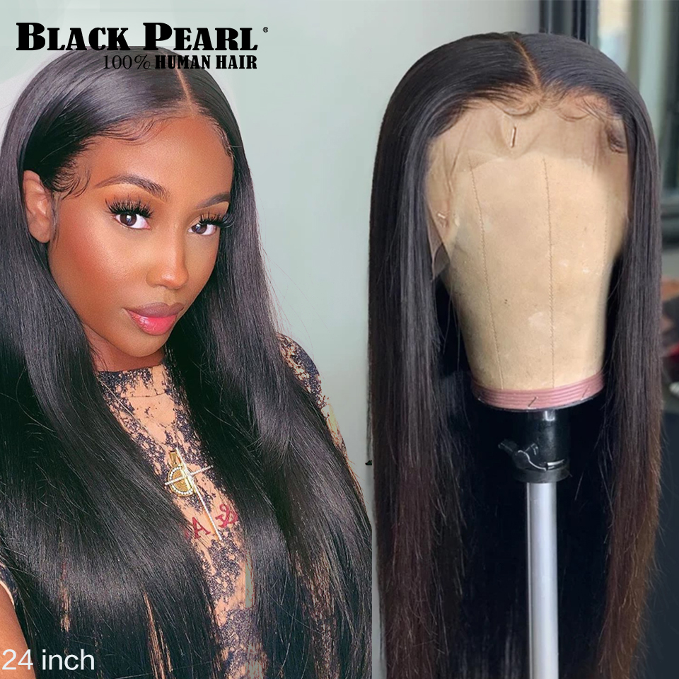 Black pearl 13x4 Lace Front Human Hair Wigs 8-30 Inch pre plucked Brazilian Straight Lace Front Wigs For Black Women
Black pearl 13x4 Lace Front Human Hair Wigs 8-30 Inch pre plucked Brazilian Straight Lace Front Wigs For Black Women
