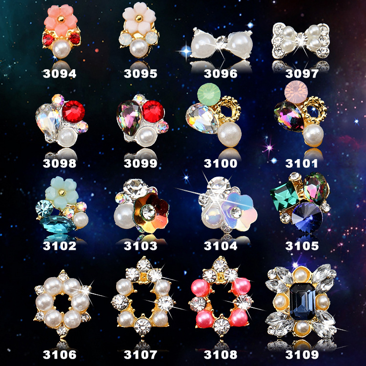 Beautiful New 10pcs Crystal Colourful Nail Rhinestone Alloy Nail Art Decorations Glitter DIY Pearl Bow Jewelry Pendant
Beautiful New 10pcs Crystal Colourful Nail Rhinestone Alloy Nail Art Decorations Glitter DIY Pearl Bow Jewelry Pendant